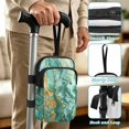 thumbnail image 5 of COEQINE Crutch Bag for Women, Elbow Crutch Pouch Gold Green Marble Broken Leg Crutch Bag, Walking Cane Bag, Forearm Crutch Attachment, Lightweight, for Adults Elderly, 5 of 7