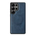 thumbnail image 3 of Designed for Samsung Galaxy S25+ Magnetic Phone Case,Compatible with Mag-Safe,Heavy Duty Protection,PU Leather Shockproof Non-Slip Durable Rugged Ultra Slim Thin Fit Phone Case,Darkblue, 3 of 7