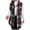 Wine, variant on gcong Plaid Vest for Women, Button Down Sleeveless Shirts Lapel Flannel Shacket Fall Long Blazer Jacket Ladies Casual Outwear Loose Cardigan Winter Coats with Pockets