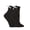 Black, variant on Ankle Socks Womens Bow Socks Ruffle Casual Crew Socks Cute Black White Soft Breathable Cotton Frilly Ankle Socks,Black Short Socks