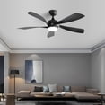 thumbnail image 6 of 52"Indoor Ceiling Fan With 3 Color Dimmable 5 ABS Blades Remote Control Reversible DC Motor Bedroom Ceiling Fan, 6 of 7