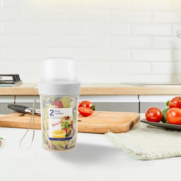 Taza De Desayuno Taza de Desayuno Taza de Avena de Doble Capa Multifunción para Estudiantes (310+760ml) Wdftyju Libre de BPA