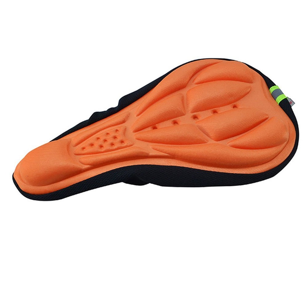 orange bike saddle
