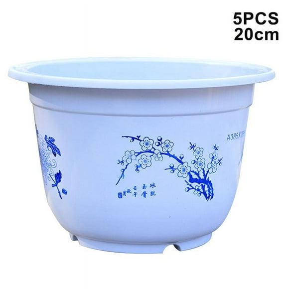 Large Plastic Flower Pot  Thick Planter Garden Indoor Flowers Plant Pot New