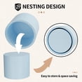 thumbnail image 5 of Williamspace Round Coffee Table Set of 2, Nesting Table Set Side End Table for Living Room,Blue, 5 of 5