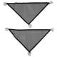 thumbnail image 1 of 2pcs Reptile Hammock Bearded Dragon Triangular Mesh Hammock with Suction Cups for Iguanas Anoles Geckos SnakesBlack S, 1 of 2