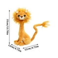 thumbnail image 2 of 2026 New Tiger Plush Toys, Stuffed Animals Toys Tiger Soft Pillow Toys, Plush Toy - Super Soft Stuffed Animal, Best Birthday Gifts for Holiday Xmas Easter for Friend (13.79", Tiger-A), 2 of 2