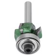 thumbnail image 3 of Edgetrimmer Router Bit R1 / R2 / R3 Carpintería Fresadora 4 Dientes Cortadora de Recorte Para Carpintería Máquina de Grabado (1/4 * R2) Khall GS13794-02, 3 of 5