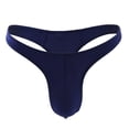 thumbnail image 1 of SEMIMAY Mens Simple Personality Fashion Casual Mini Thong Underwear T Pants Solid Ice Silk, 1 of 4