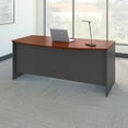 thumbnail image 3 of Series C Bow Front Desk With 3/4 Pedestals-Finish:Hansen Cherry/Graphite Gray, 3 of 8