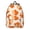 Geometric Circle Orange, variant on Geometric Square White Pattern Backpack for School, Cute School Bag with Adjustable Shoulder Straps and Padded Back, 15.7"x11.8"x5.5"