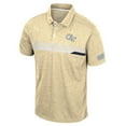 thumbnail image 2 of Men's Colosseum Gold Georgia Tech Yellow Jackets No Problemo Polo, 2 of 3