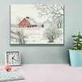 thumbnail image 4 of Epic Graffiti 'Winter Barn' by Cindy Jacobs, Canvas Wall Art, 16"x12", 4 of 8
