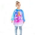 thumbnail image 6 of Sylfairy 2 Pack Art Smock for Kids, Waterproof Sleeveless Toddler Artist Painting Smocks with and 3 Pocket, 6 of 7