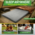 thumbnail image 4 of Memory Foam Camping Mattress - 3.5-Inch Thick Sleeping Pad for Camping Gear - Dual-Layer Roll Up Portable Bed for Car, Truck, Camp Tent, Cot Mattress, or Sleepover Guests by Wakeman Outdoors (Gray), 4 of 8