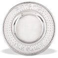 thumbnail image 4 of Zion Judaica Elegant Passover Kiddush Cup Goblet Set Gift Boxed Hammered Metal Silver Wine Cup with Coaster Engraved Laser Cut Wine Blessing Pesach Seder Footed Wine Goblet 5.5 oz Stemmed Shabbat Cup, 4 of 4