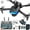 A, variant on Drone with Camera, 2.7K HD GPS Drone With 7.2Inch Touching Sensitive Screen 5G Drones RC Quadcopter With Iaser Obstacle Avoidance 5000 Meter Distance 25 Minute Battery Life