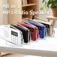 thumbnail image 3 of Hand Crank Solar Emergency Radio, Portable AM FM SW Radio With LED Flashlight, USB Rechargeable MP3 Player Built-in Speaker, Outdoor Survival Weather Radio With Built-in Battery,1pcs Golden, 3 of 11