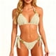 thumbnail image 1 of Tankini para mujer, traje de baño de dos piezas con tirantes de color liso, informal, de playa, a la moda, para mujer, tankini, de dos piezas, para mujer, trajes de baño para mujer, tankini para mujer, 1 of 8