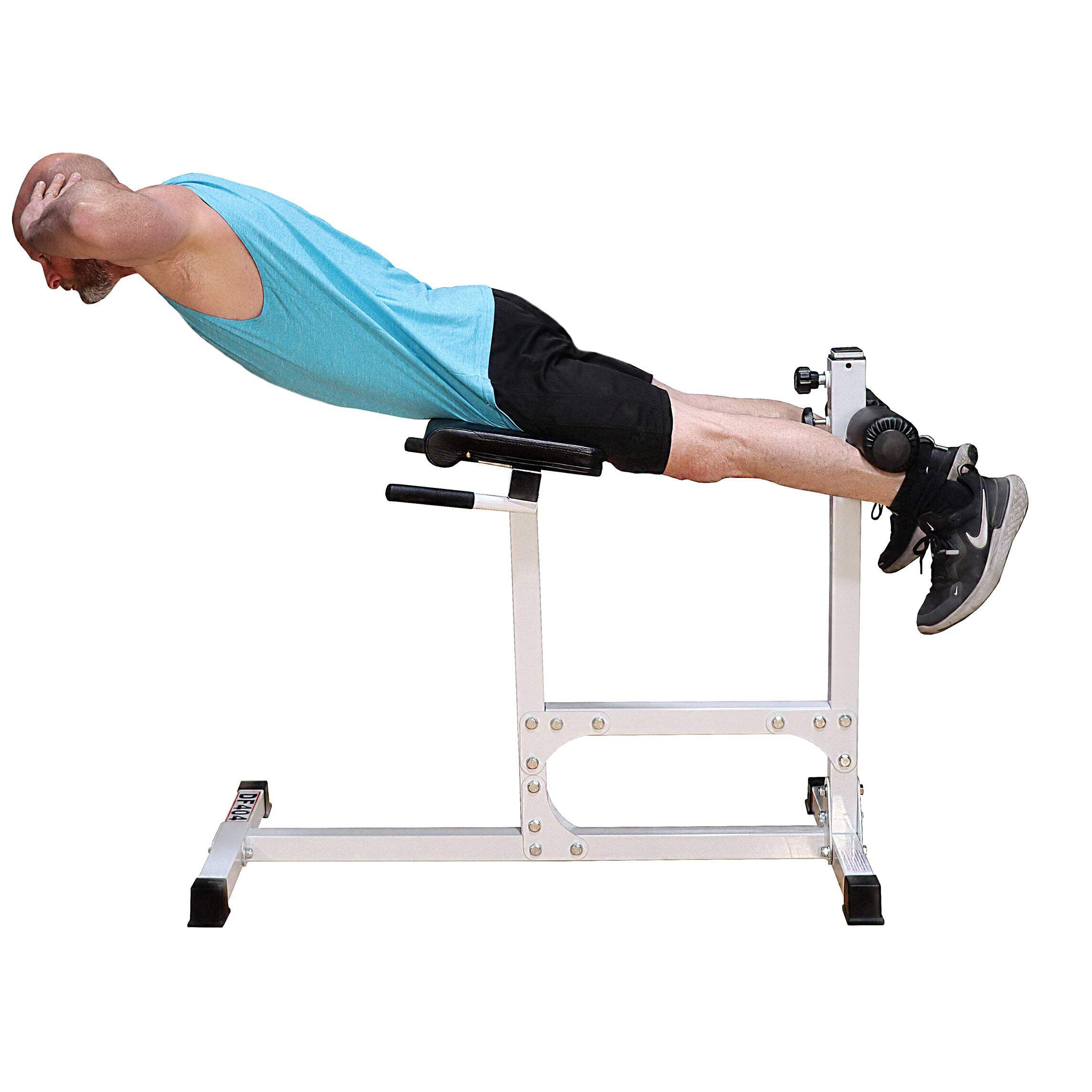 Deltech Fitness Adjustable Hyper Extension Bench with Maximum Weight of 400 lbs (DF404)