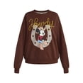 thumbnail image 5 of Disney Mickey Mouse Women's Embellished Howdy Graphic Sweatshirt, Sizes XXS-XXL, 5 of 5