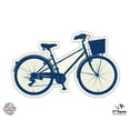 thumbnail image 1 of Cute Bicycle Cruiser - 5" Vinyl Sticker - For Car Laptop I-Pad - Waterproof Decal, 1 of 1