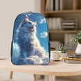 thumbnail image 5 of Kdxio Clear Sky Blue Cat Clear Backpack, Transparent Bookbag for School for Women Men, Capacity Clear Bag for College, Travel, 5 of 7