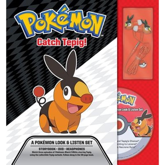 Pre-Owned Catch Tepig! a Pokémon Look & Listen Set (Paperback) 1604381590 9781604381597