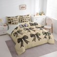 thumbnail image 3 of Homewish Cartoon Bow Knot 7-Piece Twin Bedding Sets,Vintage Camo Pattern Bedding Comforter Set,Green Brown Sheet Sets For Boys Girls,Breathable Home Decor Reversible, 3 of 8