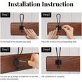 thumbnail image 5 of YIHATA 14 Pack Coat Hook Farmhouse Entryway Hooks Decorative Wall Mounted Double Coat Hangers with Metal Screws Included, Double Vintage Organizer Hanging Wire Hook Clothes Hanger, 5 of 7