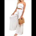 thumbnail image 3 of Pantalones Casuales de Cintura Alta para Mujer, de Color Liso, Largos y Anchos, con Bolsillos, para y Otoño. M, 3 of 10