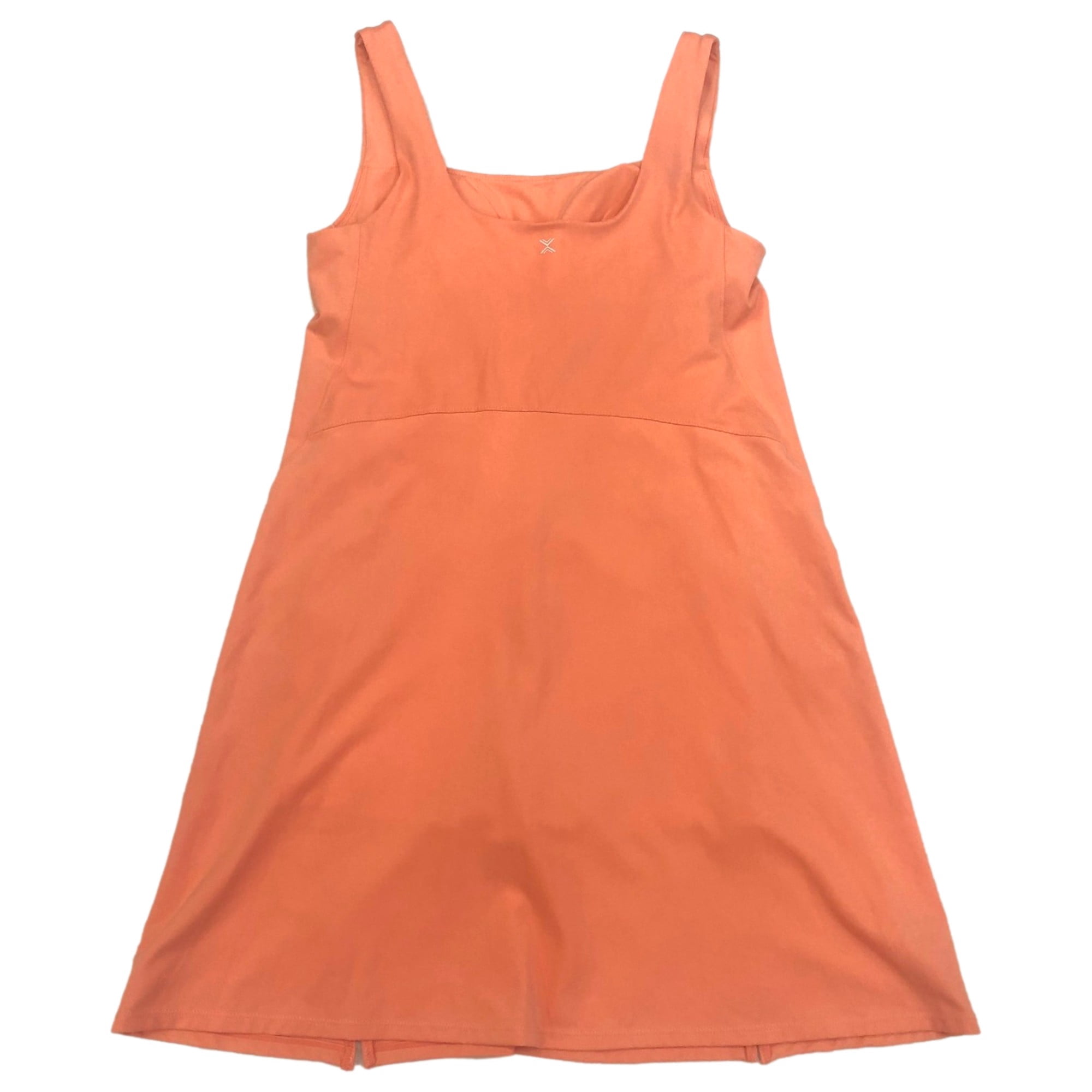 Xersion Womens Peach Athletic Tank Tennis Dress with Built in Shorts XXL