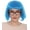 Blue, variant on HPO | Adult Fashion Edna | Black Colors Bob with Bangs and Glasses, Halloween Wig | capless cap |