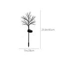 thumbnail image 3 of ​Solar Snowflake Stake Lights - 25 Inch White Christmas Lawn Decor, Outdoor Weatherproof with 2 Modes (Steady/Flashing) & Auto On/Off​​ White, 3 of 6