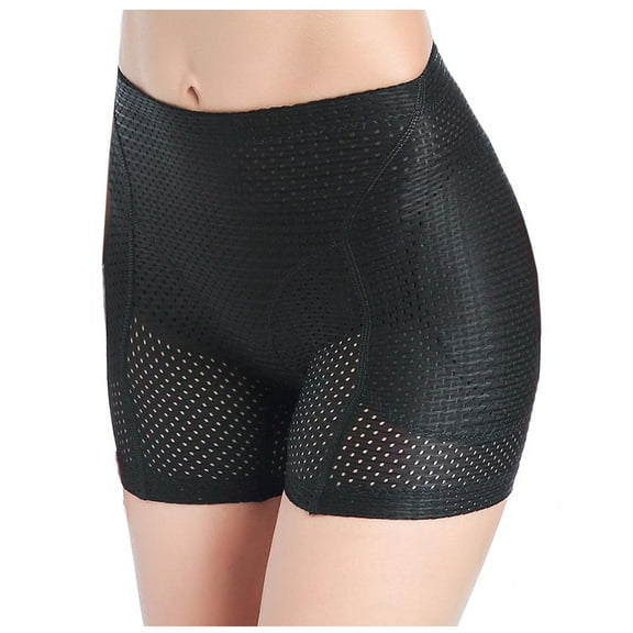 yunLCZ Womens Cotton Boxer Shorts Underwear Buttocks Hips Breathable Pantie Shapewear Fake Buttocks Plus Size Underwear