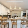 thumbnail image 4 of Kiven 1-Light H-Type track lighting pendants,Modern h track pendant lights,Decorative Track Lighting Fixture for Kitchen Island Hallway,White, 4 of 7