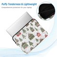 thumbnail image 2 of FORMRS 13-13.3 inch Laptop Sleeve Case Soft Carrying Quilted Computer Bag Cover, Green Christmas House, 2 of 7