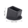 thumbnail image 2 of Car Seat Belt Buckle Holder, Plastic Auto Rear Seatbelt Buckle Booster to Makes Receptacle Stand Upright for Easy Access, Universal Vehicle Seatbelt Buckle, 2 of 6