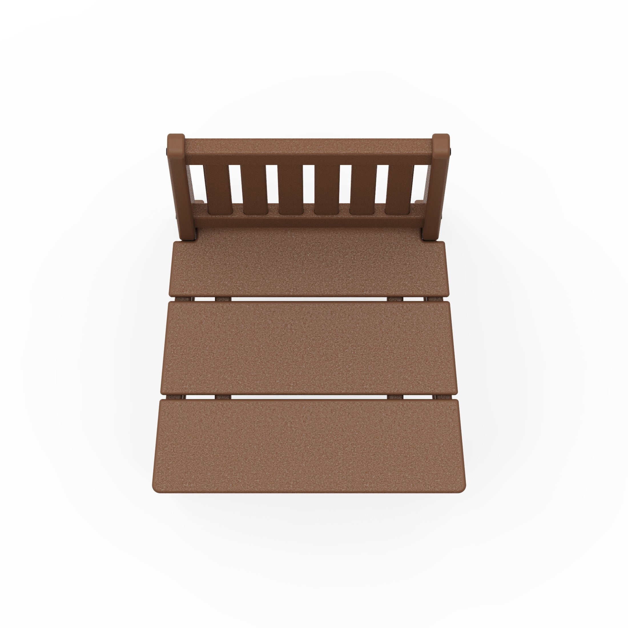 Better Homes & Gardens by POLYWOOD Southlake Outdoor Dining Side Chair (2 Chairs), All-Weather HDPE, Patio Seat, Teak