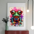 thumbnail image 2 of Diamond Art Kit for Adults, Colorful Frog With Big Glasses Diamond Painting for Adults Beginners, 5D DIY Diamond Art Painting Kits, Colorful Diamond Painting Craft for Home Decor 12x16, 2 of 7
