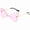 Pink, variant on Butterfly Sunglasses for Women/Men Oversized Rimless Eyewear Luxury Trending Cat Eye Sun Glasses Streetwear UV400