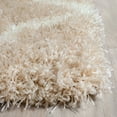 thumbnail image 6 of SAFAVIEH Montreal Lennart Geometric Quatrefoils Shag Area Rug, Beige/Ivory, 10' x 14', 6 of 7