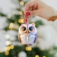 thumbnail image 4 of Anhility Owl Hanging Accessories Ornaments Cute Rearview Mirror Trendy Decor, A Gift for Owl Lovers Car Hanging, 3.14", 4 of 6