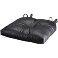 thumbnail image 1 of Faux Leather Chair Pad - Dark Chocolate, 1 of 2