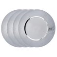 thumbnail image 1 of Plaques de Chargeur de 16 Po avec Jante Martelée - Acier Inoxydable&44; Lot de 4, 1 of 1