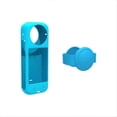 thumbnail image 1 of Blue Anti-Scratch Silicone Case for X4 Lens Cover Cap, 1 of 4