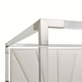 thumbnail image 6 of Michael Amini Penthouse Eastern King Canopy Bed - Frosted Linen, 6 of 14