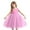 Light Pink, variant on HUANBAI Girls Dresses For Everyday Wear Dress For Girls Children Wedding Dress Flower Girl Dress Piano Performance Skirt Long Maxi Dress 18-24 Months