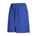 thumbnail image 3 of Thousandth Men Elastic Waist Fashionable Straight Casual Shorts Summer Quick Dry Drawstring Loose Fit Breathable Lightweight Beach Short Pants For Outdoor Jogging, 3 of 8