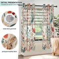 thumbnail image 3 of Yayeee Window Curtains Set of 2 for Living Room Light Filtering 63"x42", Watercolor Leaves, 3 of 7